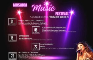 Mosaica Music Festival 1-8-15-22-29 settembre ore 19,00 Programma Mosaica Music Festival