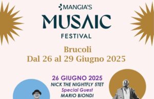 Al via la seconda edizione del “Mangia’s Musaic Festival” con la direzione artistica di Nick The Nightfly