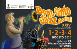 Il grande jazz ritorna in Puglia con la XXIV edixione del BeatOnto Jazz Festival