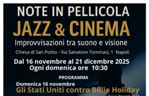 Parte a Napoli la rassegna “Note in pellicola: Jazz & Cinema – Improvvisazioni tra suono e visione”