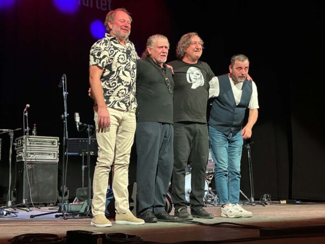 Foto del quartetto di Giuseppe Bassi (secondo da destra)